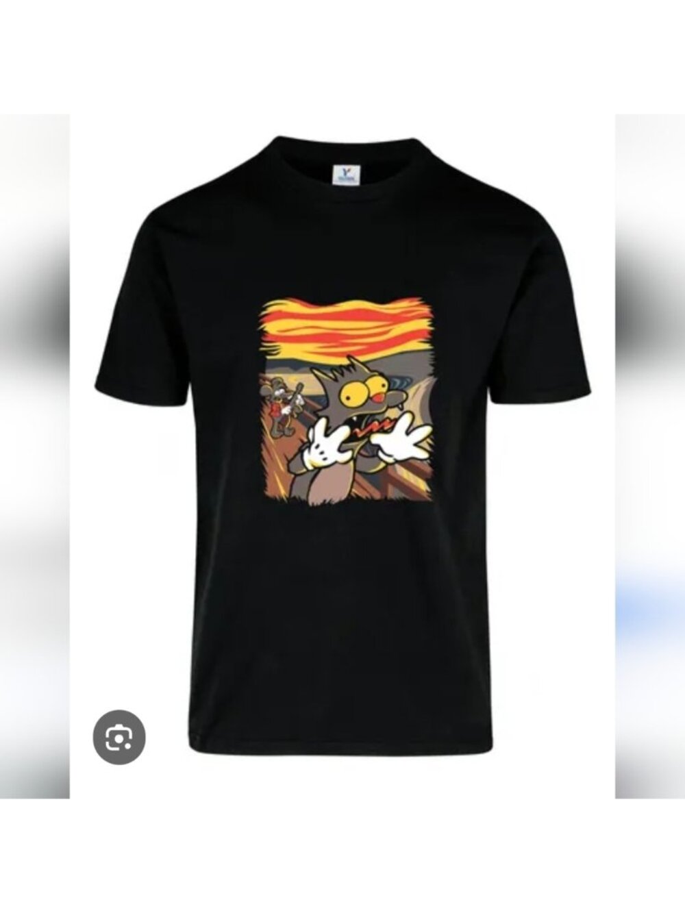 New The Simpsons Tee Shirt Itchy & Scratchy Show Graphic Tee Size Medium New